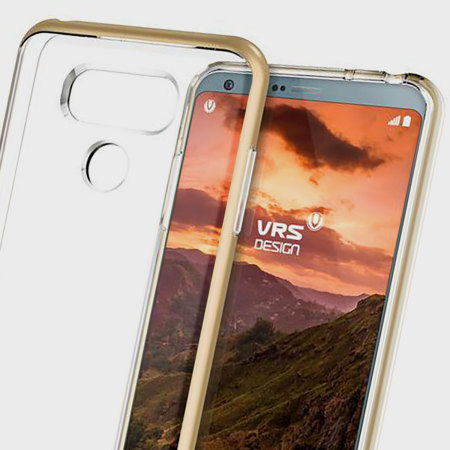 VRS Design Crystal Bumper LG G6 Case - Shine Gold