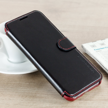 Housse Samsung Galaxy S8 VRS Design Dandy Simili Cuir - Noire
