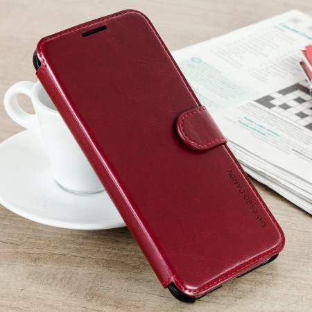 VRS Design Dandy Samsung Galaxy S8 Wallet Case Tasche - Rot