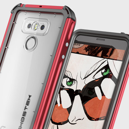 Ghostek Atomic 3.0 LG G6 Waterproof Tough Case - Red