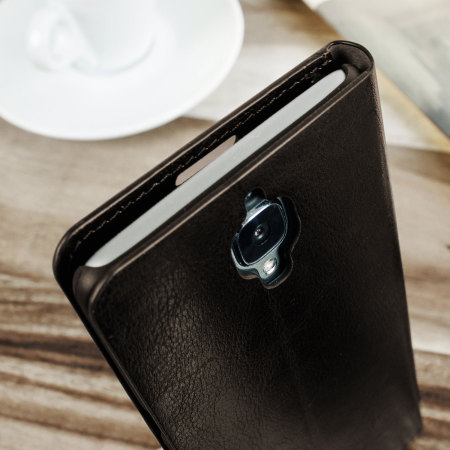 Olixar Leather-Style OnePlus 3T / 3 Lommebok Deksel - Brun