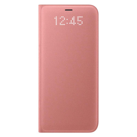 LED Flip Wallet Cover Officielle Samsung Galaxy S8 - Rose