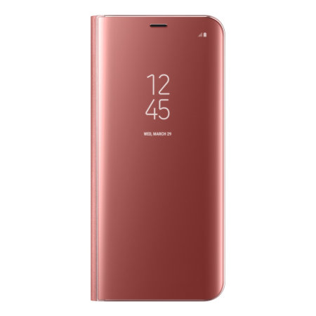 Funda Oficial Samsung Galaxy S8 Plus Clear View - Rosa