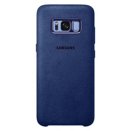 Official Samsung Galaxy S8 Plus Alcantara Cover Case - Blau