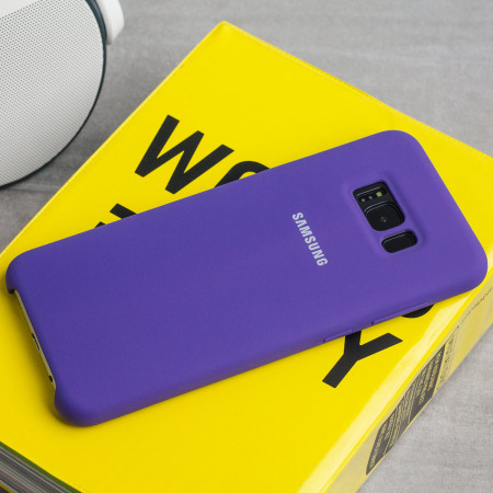 Coque Officielle Samsung Galaxy S8 Plus Silicone Cover – Violette