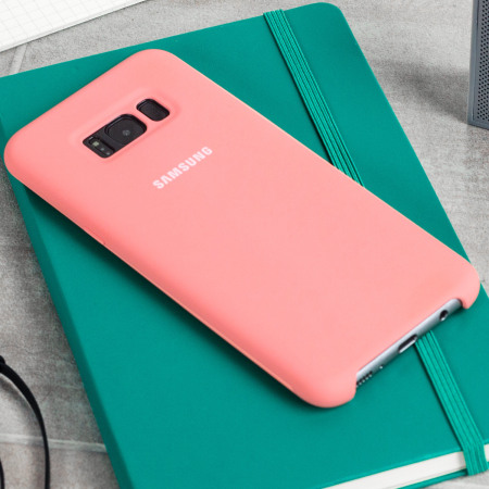 Funda Oficial Samsung Galaxy S8 Plus de silicona - Rosa