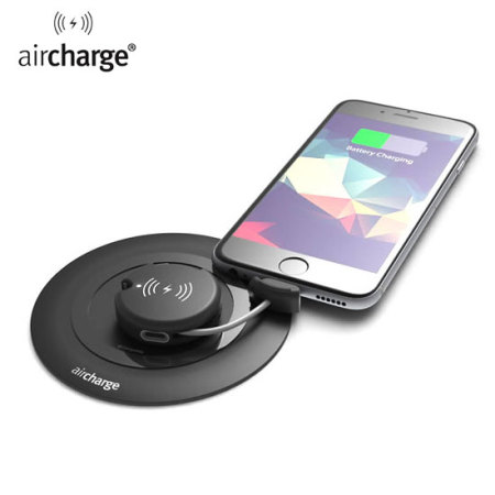 aircharge MFi Lightning & Micro USB Wireless Charging Adapter - Black