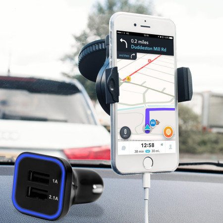 Setty DriveTime iPhone 7 Car Holder & Charger Pack
