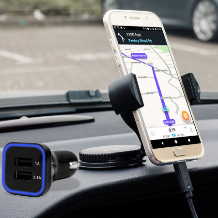 Pack Support Voiture avec Chargeur Galaxy A5 2017 Olixar DriveTime