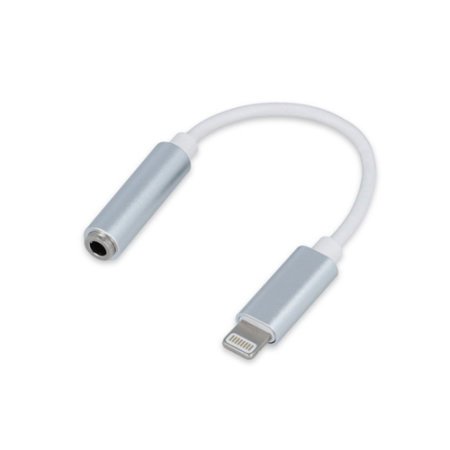 Forever Apple Lightning to 3.5mm Aux Audio Jack Adapter -  Silver
