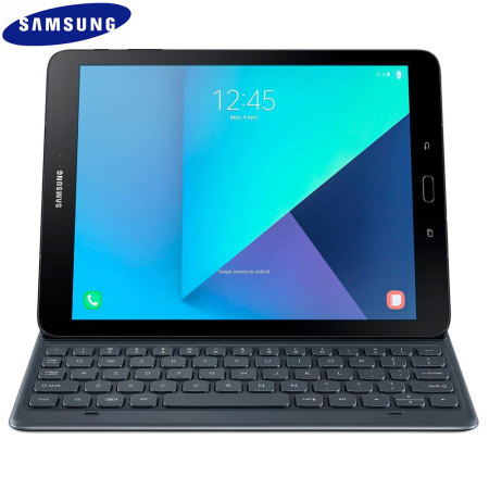 Coque Clavier QWERTY Officielle Samsung Galaxy Tab S3 - Grise