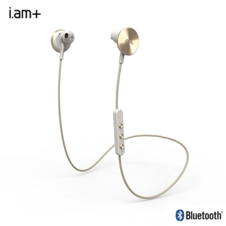 i.am plus Buttons Wireless Bluetooth Earphones - Gold