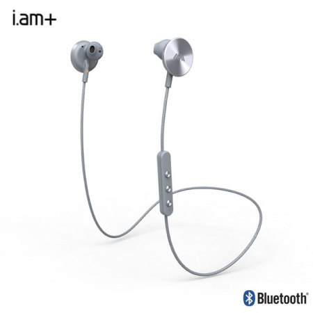 i.am plus Buttons Wireless Bluetooth Earphones - Grey