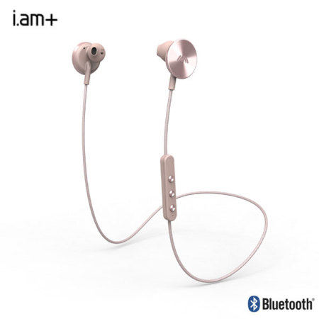 i.am plus Buttons Wireless Bluetooth Earphones - Rose Gold