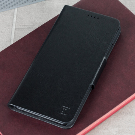 Olixar Lederen Stijl Huawei P10 Portemonnee Case - Zwart