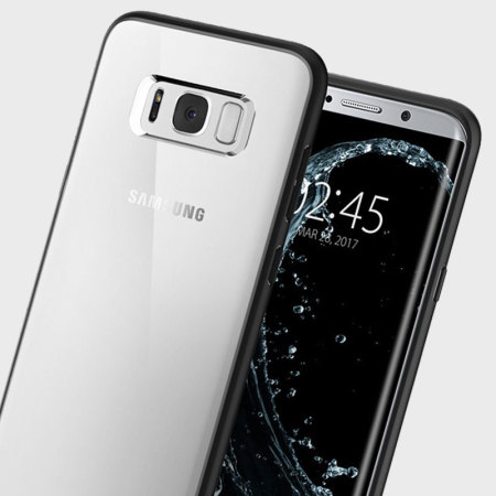 Spigen Ultra Hybrid Samsung Galaxy S8 Plus Bumper Case Hülle in- Matt-schwarz