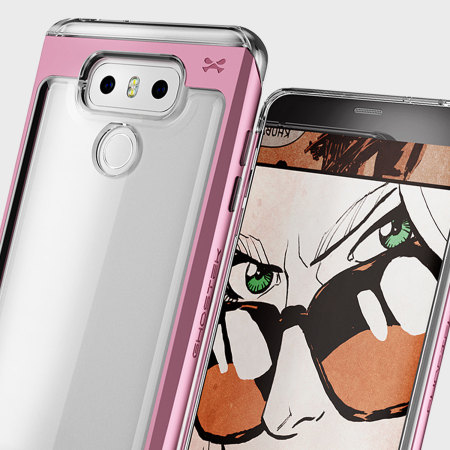 Ghostek Cloak 2 Series LG G6 Aluminium Tough Case - Clear / Pink