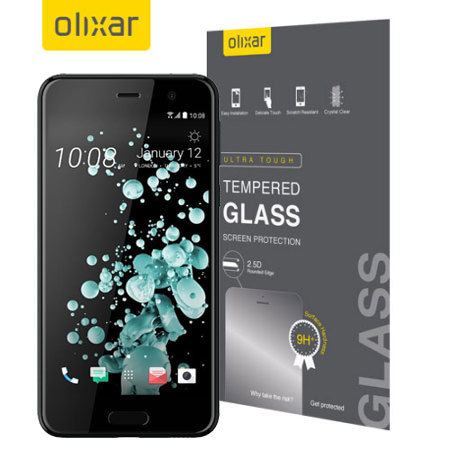 Protection d'écran HTC U Play Olixar en verre trempé