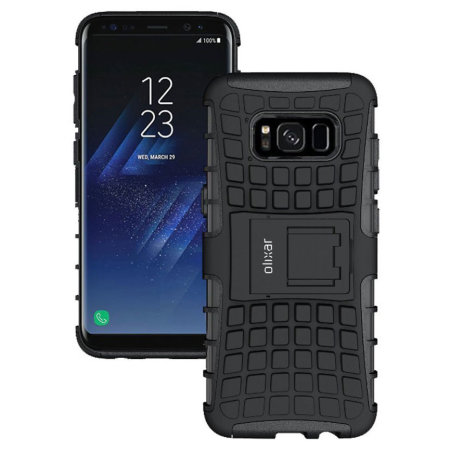 Olixar ArmourDillo Samsung Galaxy S8 Plus Protective Case - Black