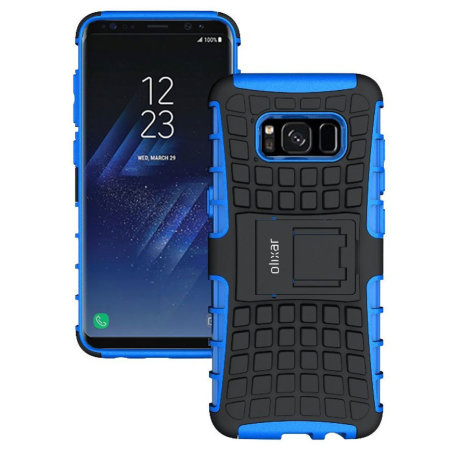Olixar ArmourDillo Samsung Galaxy S8 Plus Protective Case - Blue