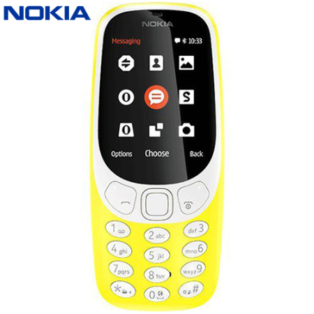 SIM Free Nokia 3310 (2017) Unlocked - Yellow