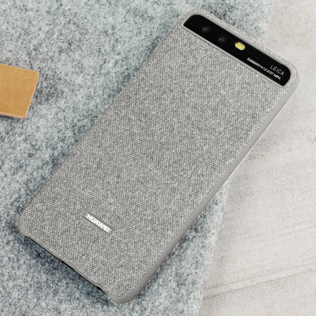 Official Huawei P10 Protective Fabric Etui - Lysegrå