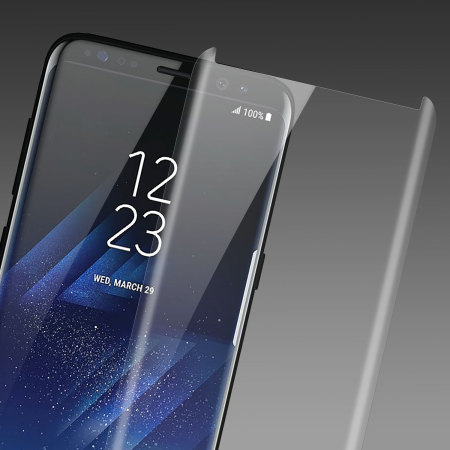 Protection d'écran Galaxy S8 Plus Olixar en verre trempé – Transparent
