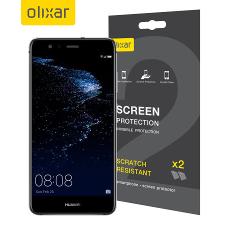 Olixar Huawei P10 Lite Screen Protector 2-in-1 Pack