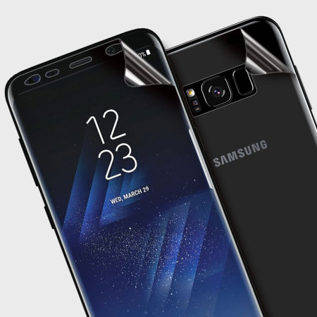 Olixar Front And Back Samsung Galaxy S8 TPU Screen Protectors