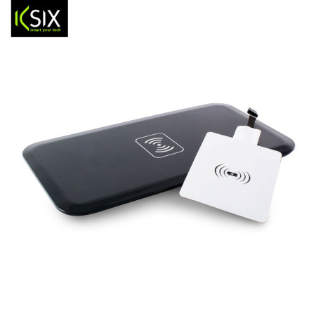 Pack Plaque + Récepteur de charge sans fil Qi Micro USB KSIX Universel