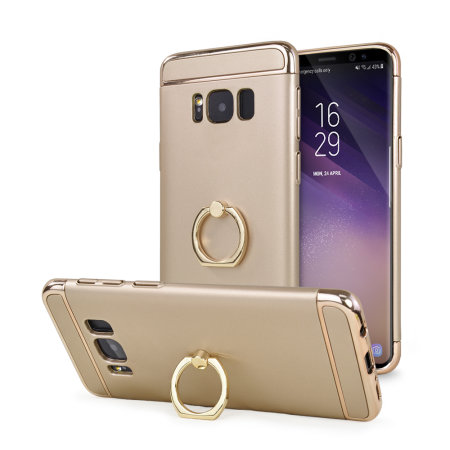 Olixar X-Ring Samsung Galaxy S8 Finger Ögla Skal - Guld