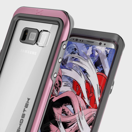 Ghostek Atomic 3.0 Samsung Galaxy S8 Plus Waterproof Case - Pink