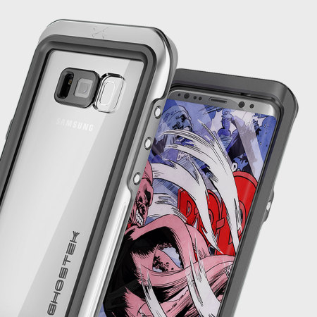 Ghostek Atomic 3.0 Samsung Galaxy S8 Plus Waterproof Case - Silver