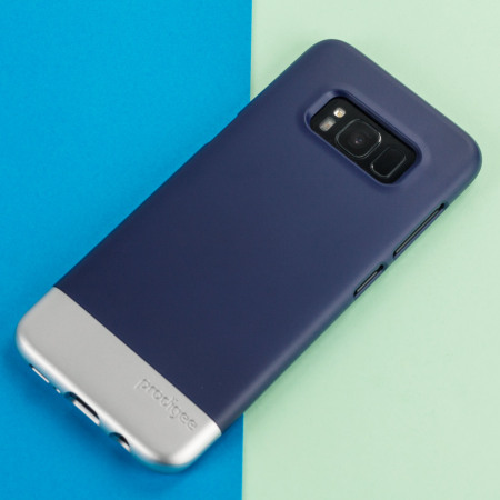 Prodigee Accent Samsung Galaxy S8 Case - Navy / Silver