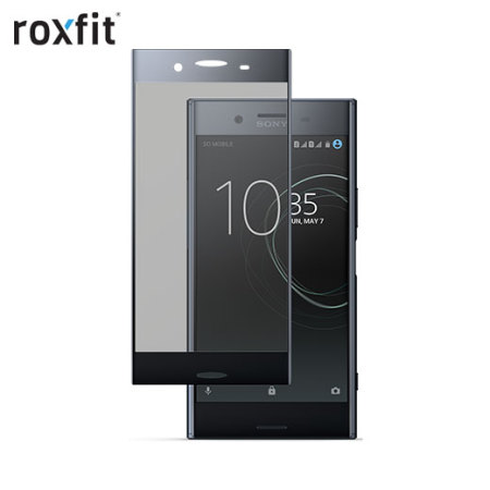 Roxfit Sony Xperia XZ Premium Pro Tempered Glas Displayschutz - Schwarz