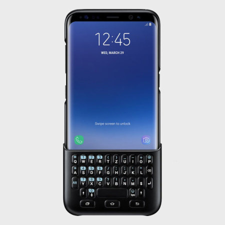 Official Samsung Galaxy S8 QWERTZ Keyboard Cover - Black