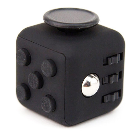 Olixar Fidget Cube Anti-Anxiety Stress Relief Toy - Zwart