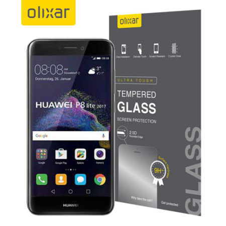 Olixar Huawei P8 Lite 2017 Tempered Glass Näytönsuoja