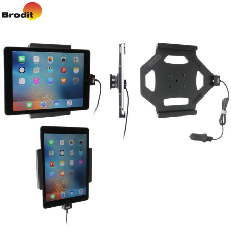 Brodit iPad Pro 9.7 / iPad Air 2 Active Holder With Swivel & Cig-Plug