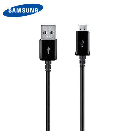 Official Samsung Micro USB Charge and Sync Cable - Black (No Box)