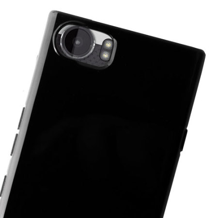 Olixar FlexiShield BlackBerry KeyONE Gel Case - Solid Black