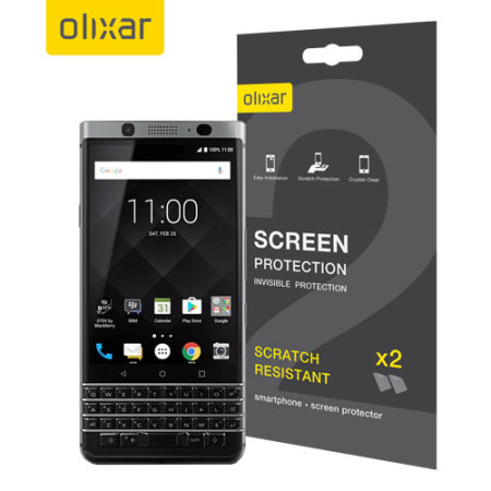 Protections d’écran BlackBerry KEYone Olixar - Pack de 2