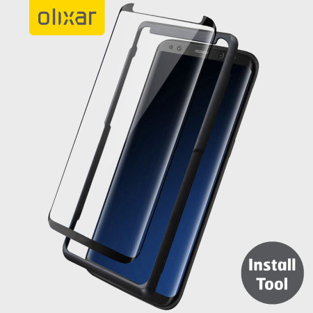 Olixar Galaxy S8 EasyFit Case Compatibele Glas Displaybescherming