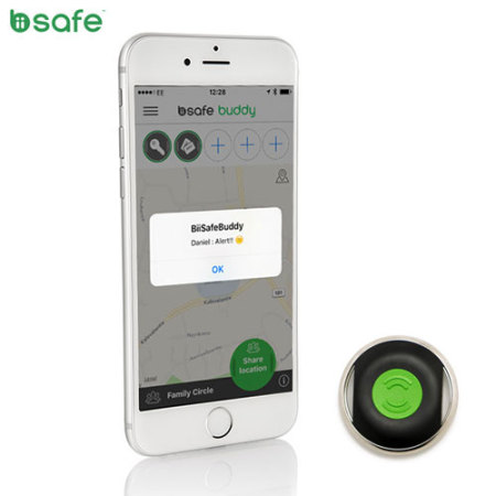 Tracker Biisafe Buddy V3 Smart Button - Noir / Vert