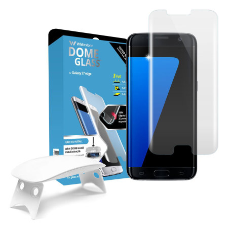 Whitestone Dome Glass Galaxy S7 Edge Full Cover Screen Protector