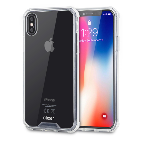 Coque iPhone X Olixar ExoShield Snap-on – Transparente