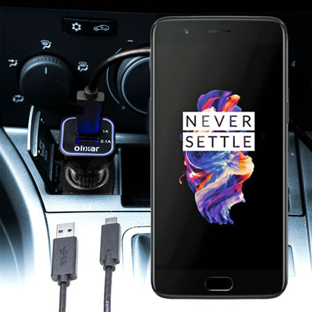 Olixar High Power OnePlus 5 Car Charger