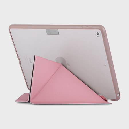 Moshi VersaCover iPad 2017 Folding Origami-Style Stand Fodral - Rosa