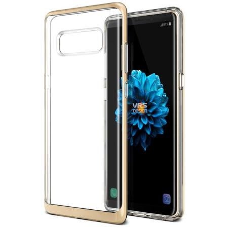 Coque Samsung Galaxy Note 8 VRS Design Crystal Bumper – Or brillant