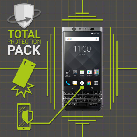 Olixar Total Protection BlackBerry KEYone Hülle mit Displayschutz